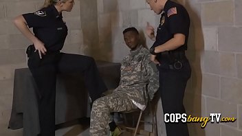 Preview 2 of Nimila Nethot - A fake black soldier with a big black cock in prison!