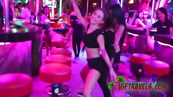 Preview 1 of Lisa Parxxx Gang Bang - Sex in a bar,  bathroom,  or anywhere