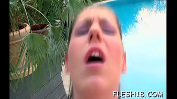 Preview 4 of Mom Wap Com - Frisky barely legal brunette maid Jessica gets annihilated