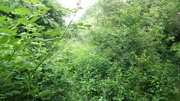 Preview 1 of Mom Storkees - Jerking off in the woods. Filmed by Aisanippie