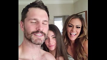Preview 1 of Goldie Rush Fuck Karlee Grey - Threesome with Really Hot Pornstars Aila Donovan TruKait