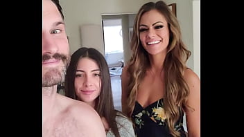 Preview 4 of Goldie Rush Fuck Karlee Grey - Threesome with Really Hot Pornstars Aila Donovan TruKait