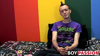 Preview 2 of Mastrution - Punk rock twink Chris Jett masturbates and cums