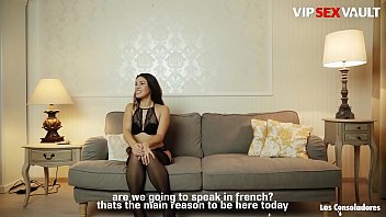 Preview 1 of Mom Sonbr - VIP SEX VAULT - #Tiffany Doll  #Sicilia Model - French Teen Indulge In Hot Intense Threesome Sex With Kinky Couple