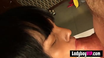 Preview 1 of Xxi Xxx Video - Flat chested asian teen ladyboy slut nice blowjob