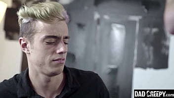 Preview 1 of Spenk Benk - Stepson Has Been On A Gay Dating Site Trying To Get Horny Guys To Come Over And Fuck His Little Boy Hole - Sean Peek,  Manuel Skye