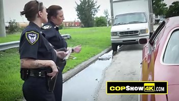 Preview 2 of Mistress Cock Tease Pussy - Rough doggystyle in public for a horny MILF officer with big tits!
