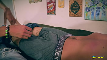 Preview 1 of Granny Bbw Outdoor - Magic C Giving Great Blowjob To Straight Fit Anon Guy With Big Cock
