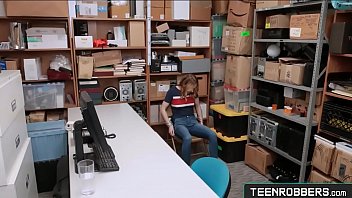 Preview 1 of Arab Sex Web Com - Lucky Man Have Sex with Hot Thief At Work - Teenrobbers.com