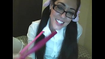 Preview 1 of Laura S Phat Pussy - Sch00l girl slut gets wild 0n cam