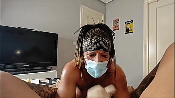Preview 4 of Naughty Birthday - Destroying his cock with an incredible and hard handjob