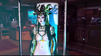Preview 1 of American Spy - 3D sexy Asian robot wearing sexy lingerie got her wet pussy fucked so hard