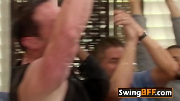 Preview 2 of Desi Joy - Comparing boobs of partner trading swing
