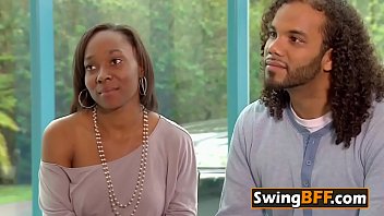 Preview 1 of Desi Joy - Comparing boobs of partner trading swing