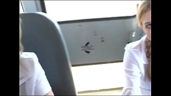 Preview 2 of Dad Fuckin Sister - Two fuck female students by the bus driver