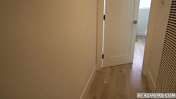 Preview 1 of Lesbians Young - Alixs stepson walks in on her pleasuring herself in her room. But instead of making him leave,  she let him watch her masturbate seductively.