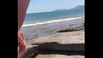 Preview 1 of Purntube Asia Girl - Nude walk in Kos beach