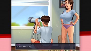 Preview 3 of Virgin Porn Pussy - Milf In Cow Cosplay (Summertime Saga)