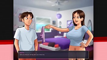 Preview 4 of Virgin Porn Pussy - Milf In Cow Cosplay (Summertime Saga)