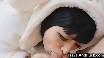 Preview 1 of White High Heel Sandals - Cute Filipina Teen Sucks a Tourist!