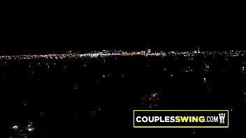 Preview 4 of Guys Cottaging Public Toilets - Blonde swinger babe loves to have softcore sex with kinky strangers.