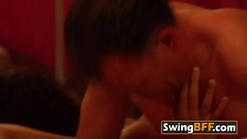 Preview 4 of Girl Neket - Before entering swinger orgy couples sign contract to define boundaries