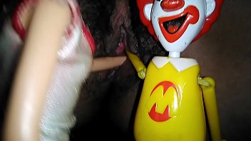 Preview 4 of Hondixxx Video - Toy doll pussy insertions: Ronald mcdonald fucks Barbie.part 3