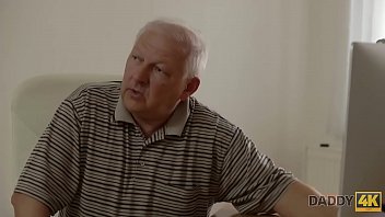 Preview 1 of Sleeping Pitn - DADDY4K. Teen lassie is happy to taste old boner and receive a facial