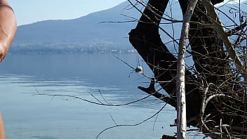 Preview 1 of Story Bad Uncle - Jerking off at a Lake on a sunny winter day.