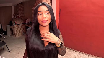 Preview 1 of Chinese Bigvtits - Milena Queiroz gostou da gostosa que segura a c&acirc_mera e chupou ela toda enquanto leva rola do safado