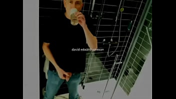 Preview 3 of Japannes Hd - David Edward Johnson drinking his own piss. WaterSportsDare