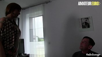 Preview 1 of Sex Revi Mariska - AMATEUR EURO - German Lonely MILF Mathilde Fucks With The Helping Neighbor