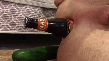 Preview 3 of Real Brother Sister Fuc - Fucking my ass with a bottle
