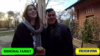 Preview 2 of Taxi Perfect Tits - Felicia Vina&#039_s Hungarian Ass Devours Cock and Cum in Budapest!