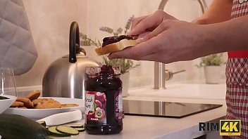 Preview 1 of Mayra Tucun - RIM4K. Man makes breakfast for the young wife and sex becomes a reward
