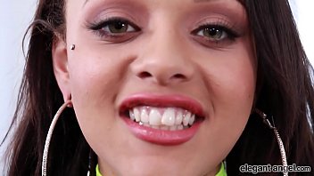 Preview 1 of Smoking Ceit - Elegant Angel: Holly Hendrix Gets Double Dicked In Her Vag &amp_ Ass From Hardcore Gangbang