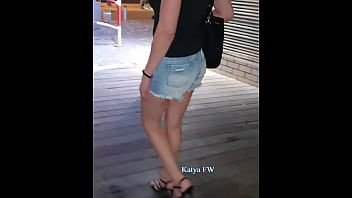 Preview 4 of Buka La - Katya sexy high heel walking