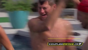 Preview 2 of Full Journy Sex - Bisexual swinger babes are sharing partners and fucking in a softcore orgy.