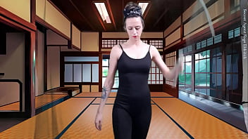 Preview 3 of Teen Vs Old Man Sauna - Nude Nunchuck Training with Secret Agent Sage Eldritch