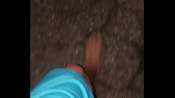Preview 1 of Hung By His Balls - Walking barefoot