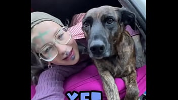 Preview 4 of Nadi Xxx - In LOVE with Kora - best sleepover ever &lt_3-#dog #sleepover #facetattoo #eyetattoo #eyeballtattoo