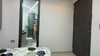 Preview 1 of Www Com Vef Xxxx - le doy una rica follada a mi hermanastra despu&eacute_s de salir de la ducha,  la cojo muy duro hasta darle toda mi leche.