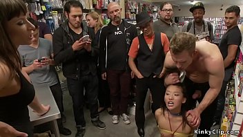 Preview 4 of Findextreme Tits Needles Anita - Petite Asian is bound and public fucked
