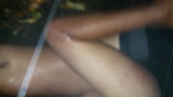 Preview 4 of Xnxx Barja - Madura en el bosque de noche mientras llueve
