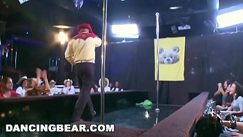 Preview 1 of Bentove And Fucked - DANCING BEAR - Male Strippers Sling Dick For Horny Ladies At Wild CFNM Party