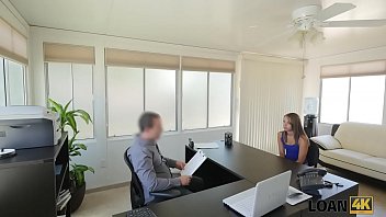 Preview 1 of White Foreign Teens - LOAN4K. Naive Studentin kann nur dann Geld bekommen,  wenn sie den Agenten zufriedenstellt