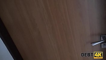 Preview 1 of Small Teen Fucked Till Orgasm - DEBT4k. Collector is hypnotized by beautiful students body forms