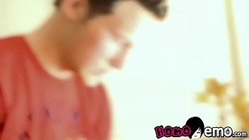 Preview 1 of Gqy Bear - Doggy style anal fucking with two young and slim emo twinks