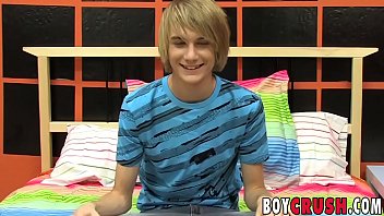 Preview 3 of Dasi Grils Finring - Twink Preston Andrews strokes his large cock post interview