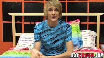 Preview 1 of Dasi Grils Finring - Twink Preston Andrews strokes his large cock post interview